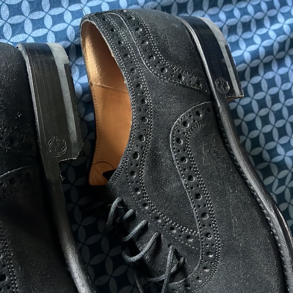 GUCCI Goodyear Brogue Oxford Cap Toe Leather Lace Up Loafer Shoes - Picture 11 of 11